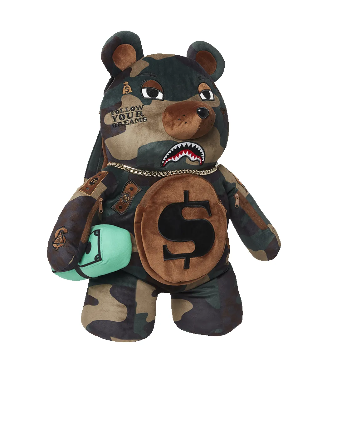 CAMOCHECK MONEYBEAR TEDDYBEAR BACKPACK sold by Sprayground product image thumbnail 3