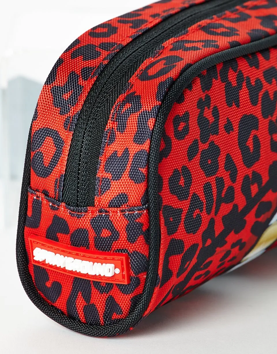 RED LEOPARD LIPS PENCIL CASE sold by Sprayground product image thumbnail 3