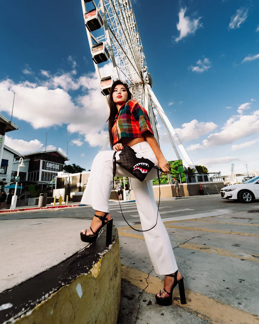 TRIPLE DECKER HEIR TO THE THRONE CROSSOVER CLUTCH sold by Sprayground product image thumbnail 2