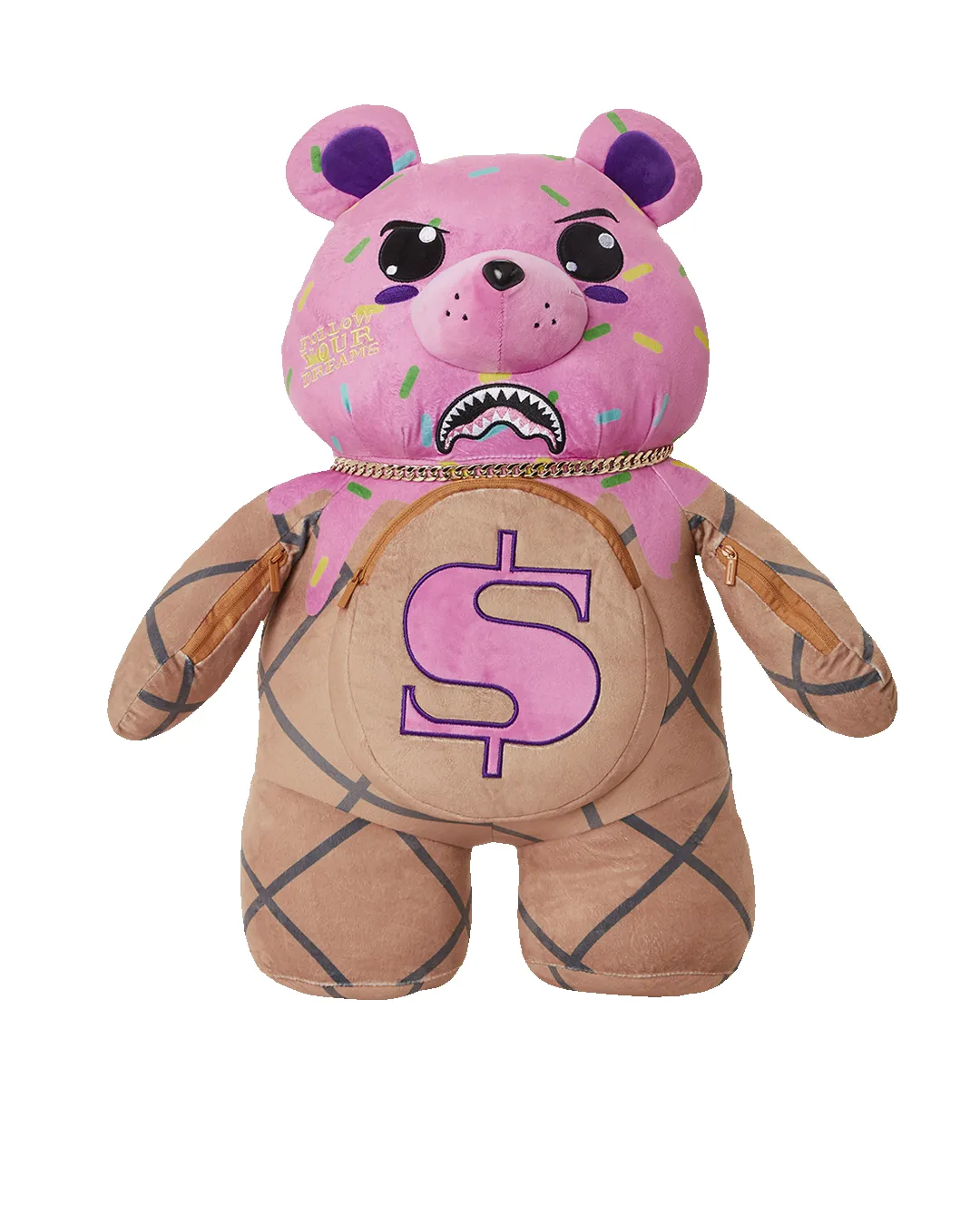 I SCREAM MONEYBEAR TEDDYBEAR BACKPACK sold by Sprayground