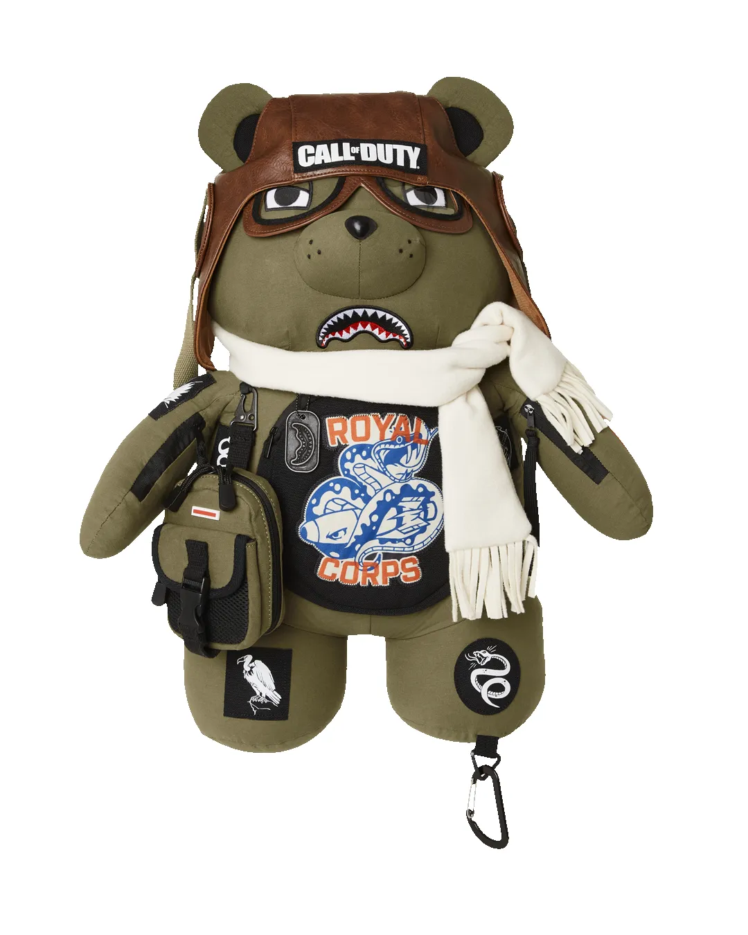 CALL OF DUTY AVIATOR FEARLESS MONEYBEAR TEDDYBEAR BACKPACK sold by Sprayground