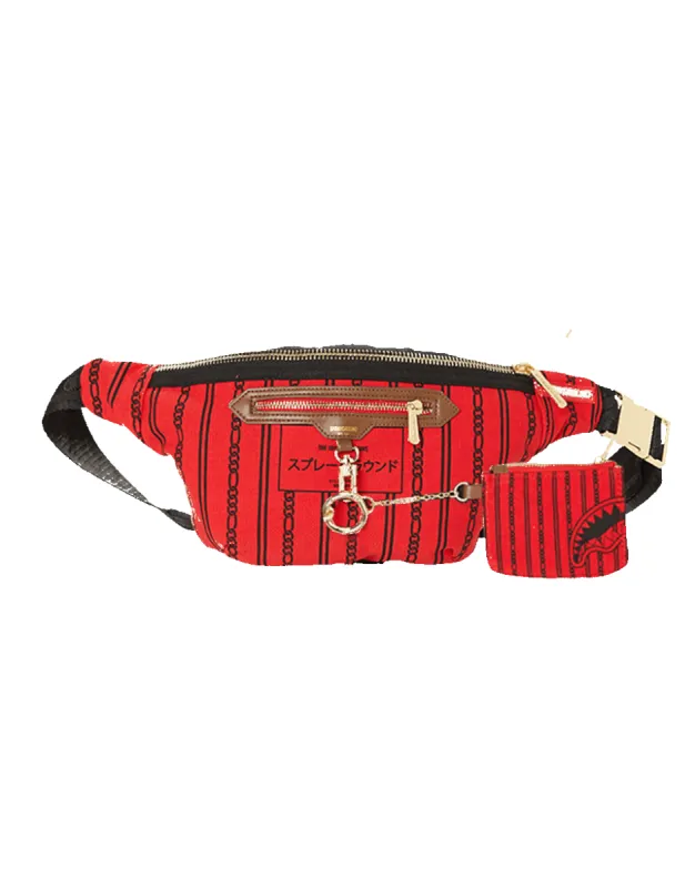 REVERSE SHARKS IN PARIS CROSSBODY (RED) made by Sprayground