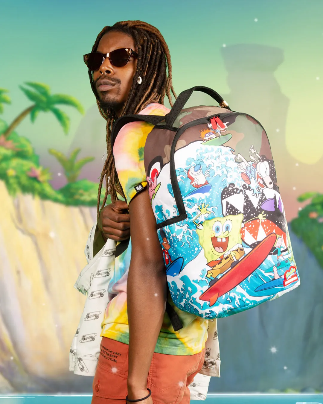 CAMOKAWA 90S SURFERS BACKPACK (DLXR) sold by Sprayground product image thumbnail 2