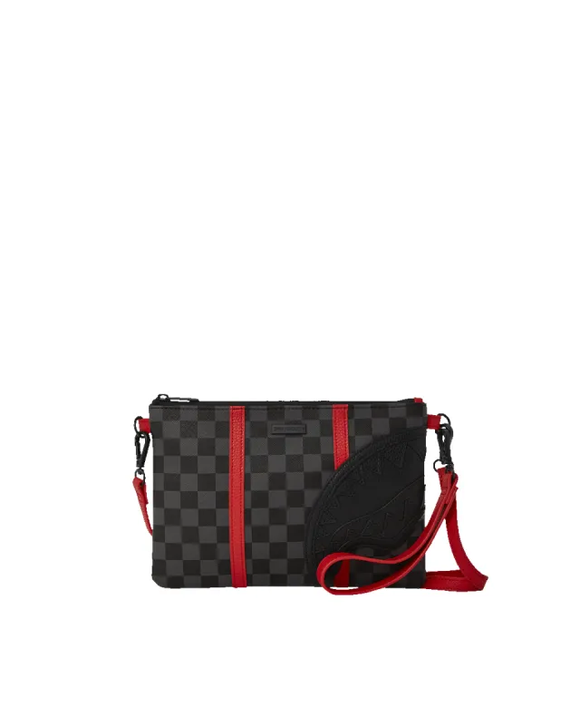 MONACO SHARK CLUB CROSSOVER CLUTCH W/ SHOULDER STRAP sold by Sprayground