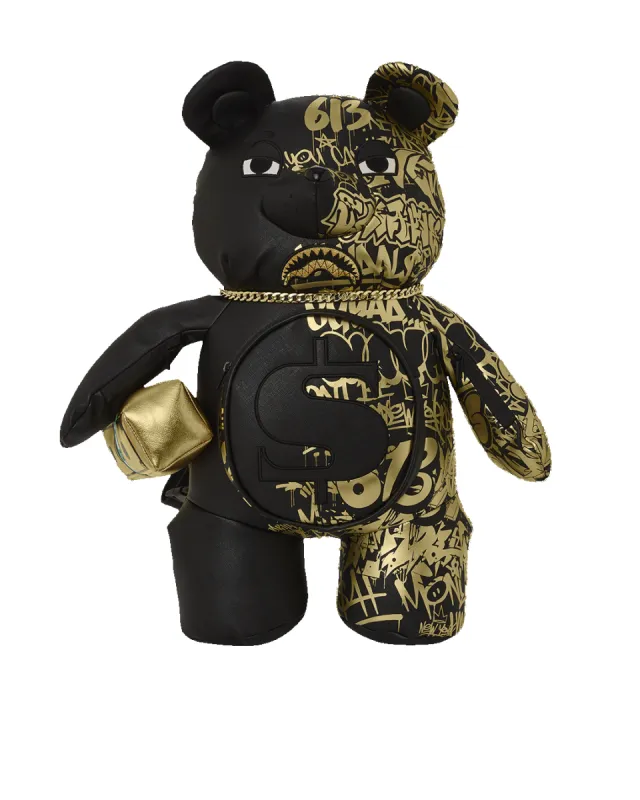HALF GRAFF GLIDE MONEYBEAR TEDDYBEAR BACKPACK sold by Sprayground