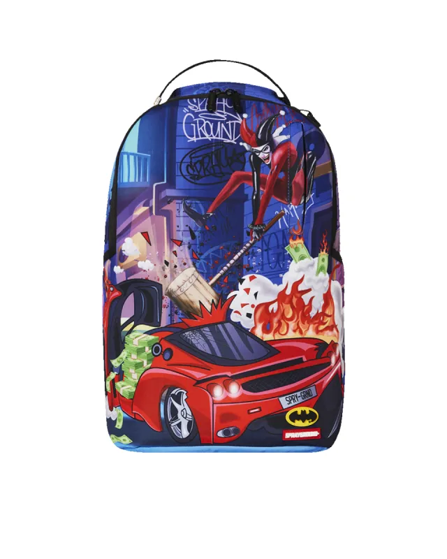 HARLEY QUINN SMASH SMASH DLXSR BACKPACK sold by Sprayground