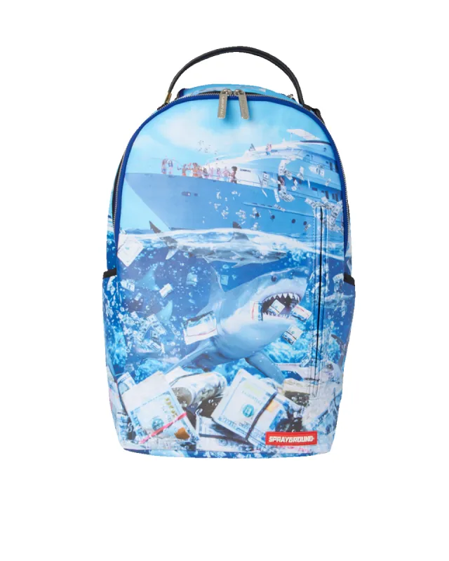 THE SHARK PARTY BACKPACK (DLXV) sold by Sprayground