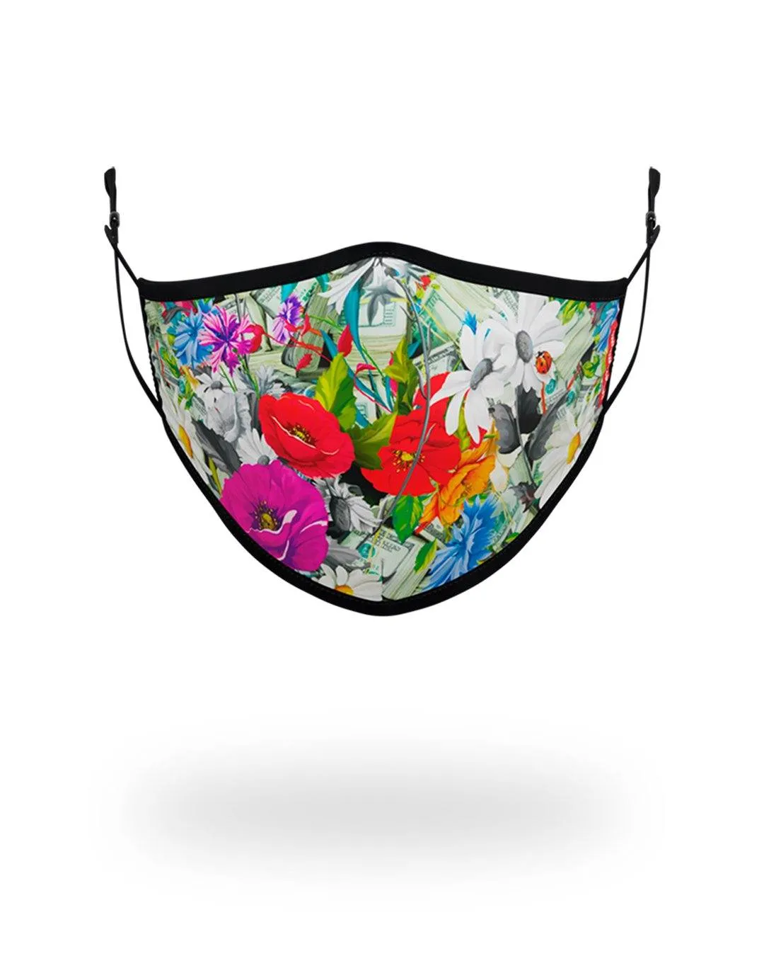 ADULT FLORAL MONEY FORM FITTING FACE MASK sold by Sprayground