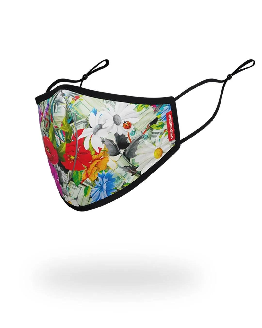 ADULT FLORAL MONEY FORM FITTING FACE MASK sold by Sprayground product image thumbnail 2