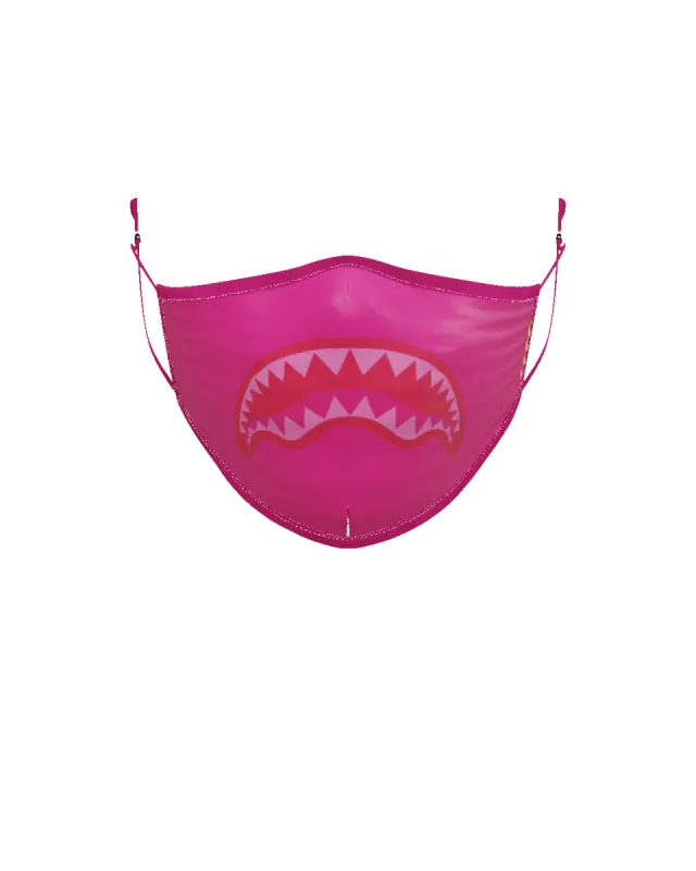 ADULT PINK SHARK FORM-FITTING FACE MASK sold by Sprayground