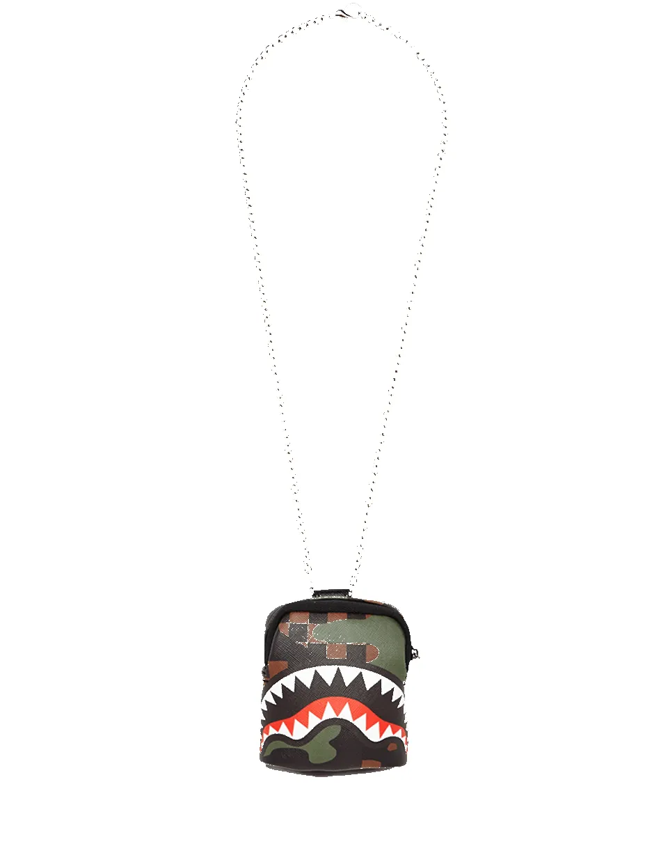 SHARKS IN PARIS (CAMO EDITION) BACKPACK CHAIN sold by Sprayground