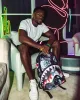 SHARKS IN PARIS NIGHTFALL BACKPACK (DLXV) sold by Sprayground