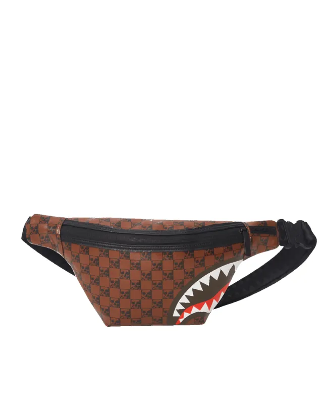SHARKS AND SKULLS SAVVY CROSSBODY sold by Sprayground