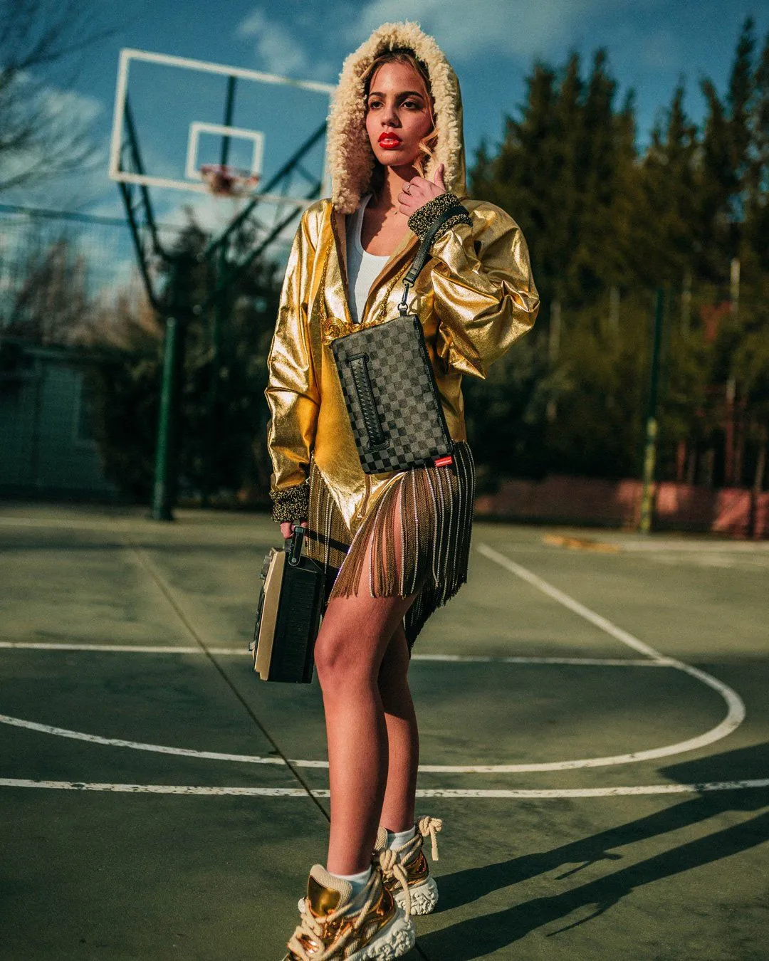 HENNY BLACK CROSSOVER CLUTCH sold by Sprayground product image thumbnail 4