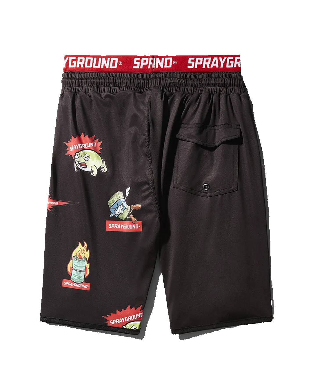 PATCH ALL-IN CORTO SWIM TRUNKS (BLACK) sold by Sprayground product image thumbnail 2