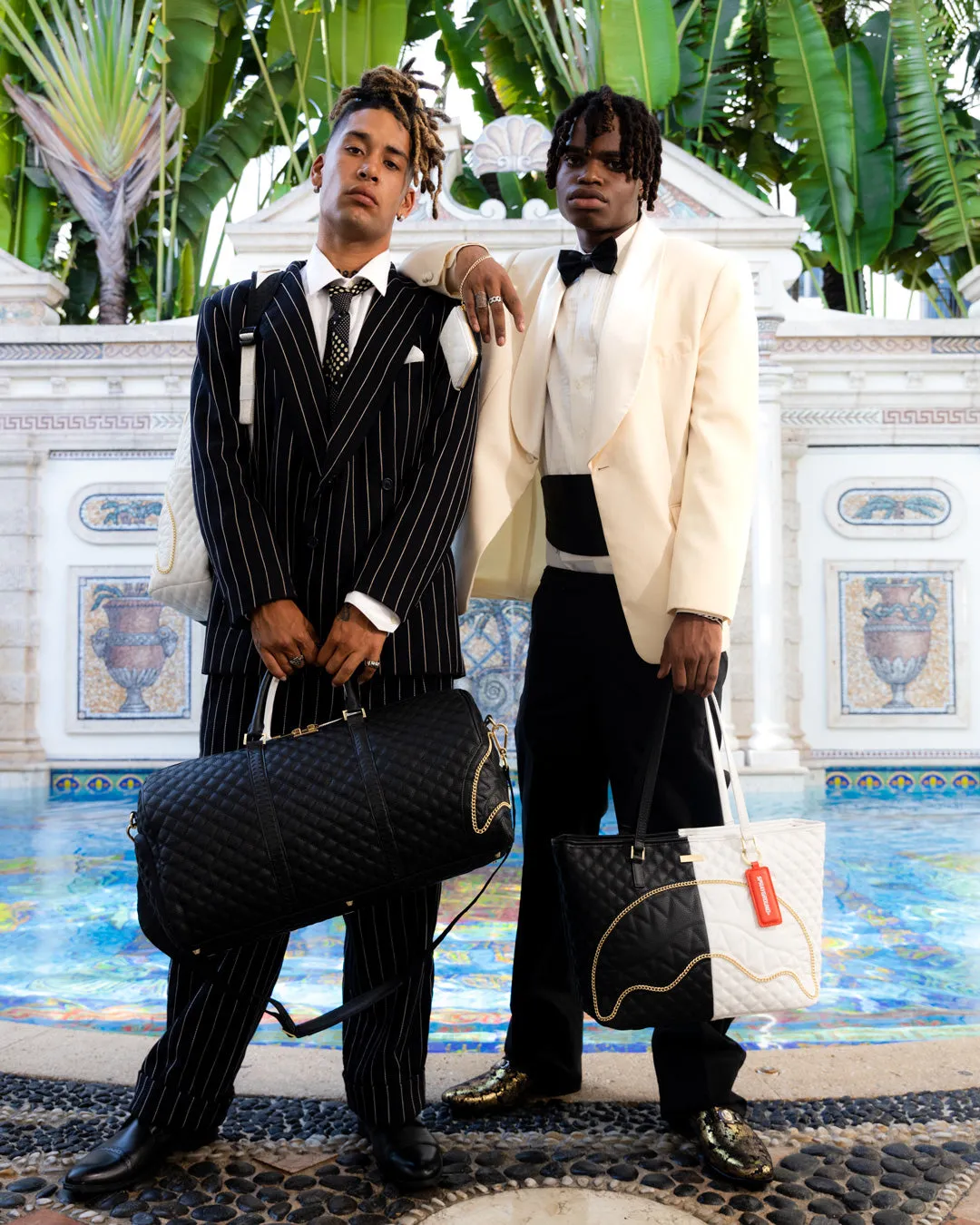 LEVELED UP SPLIT QUILT SHARK TOTE sold by Sprayground product image thumbnail 4