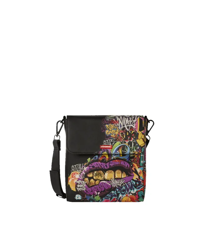 HALF GRAF LIPS MESSENGER BAG sold by Sprayground