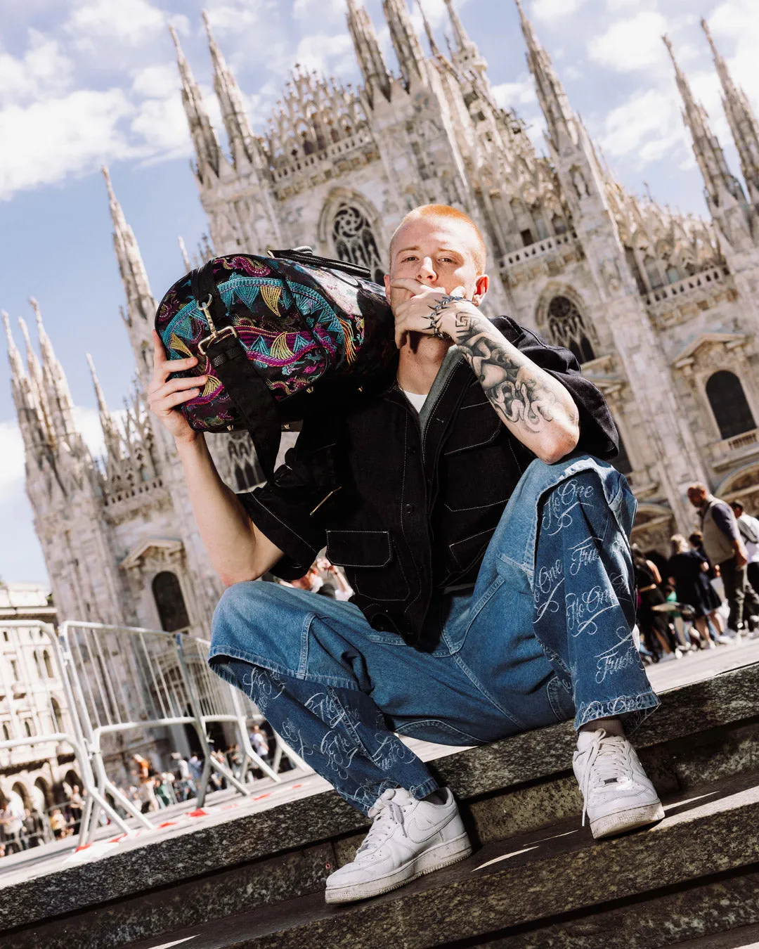 EMBROIDERED DRAGONS DUFFLE sold by Sprayground product image thumbnail 4