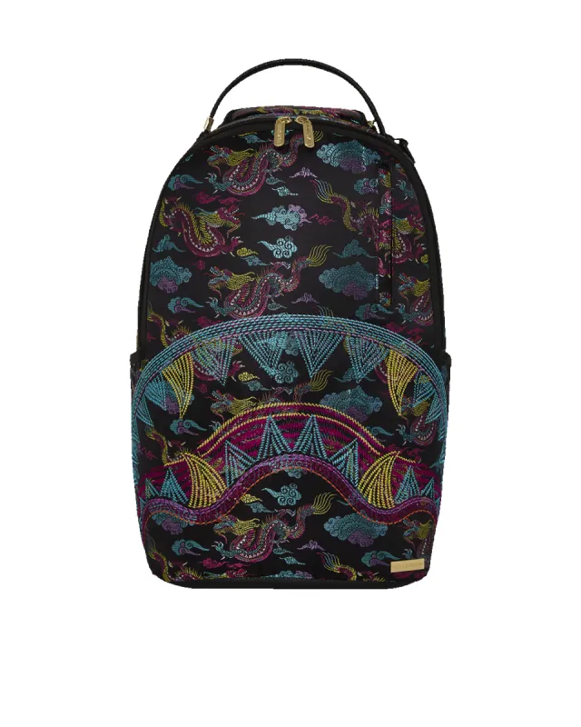 EMBROIDERED DRAGONS DLX BACKPACK sold by Sprayground