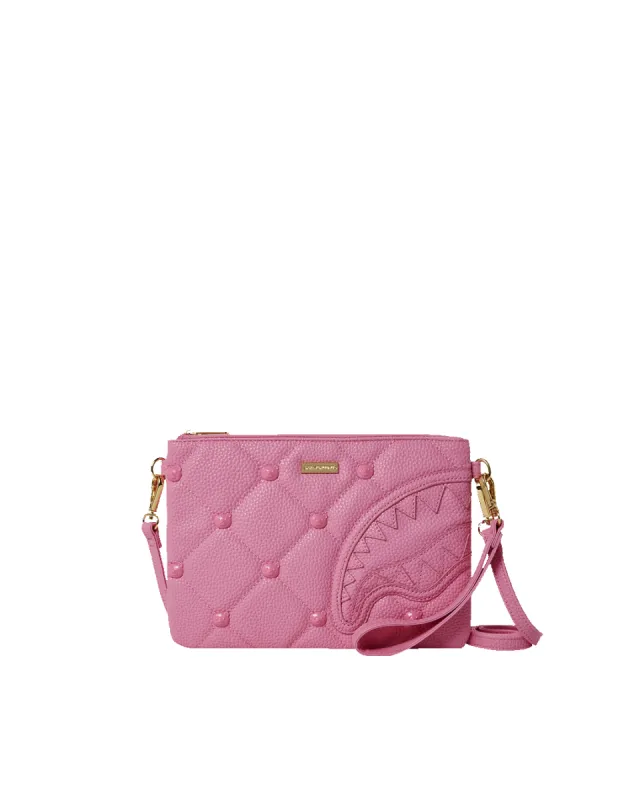 SORBET STUNNA BEAR STUD CROSSOVER CLUTCH sold by Sprayground