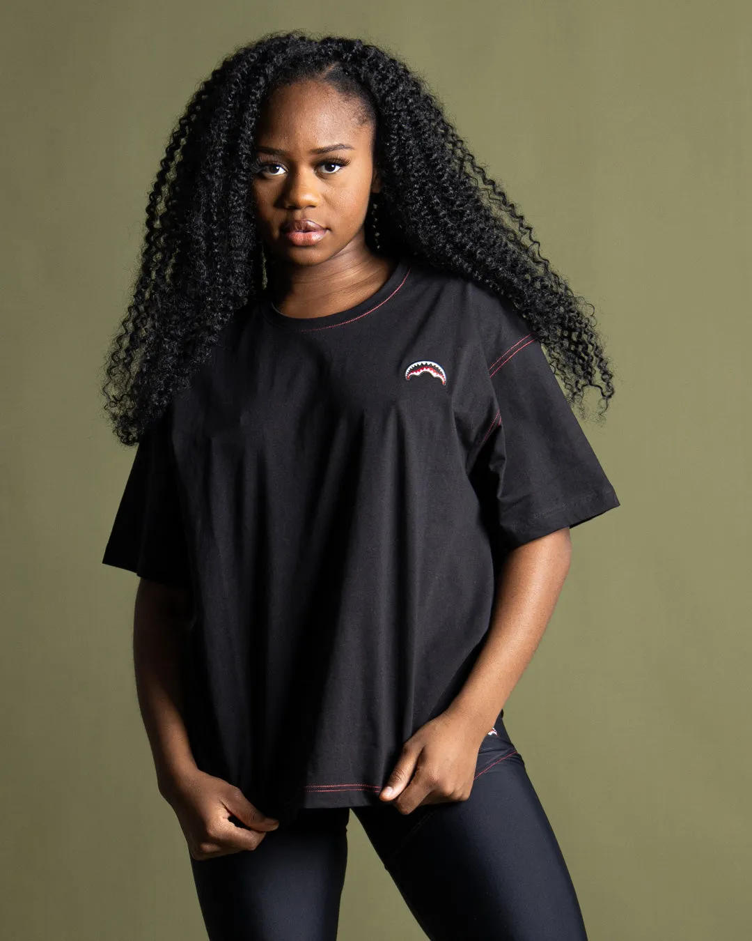 OVER SHARK T-SHIRT (BLACK) sold by Sprayground product image thumbnail 4