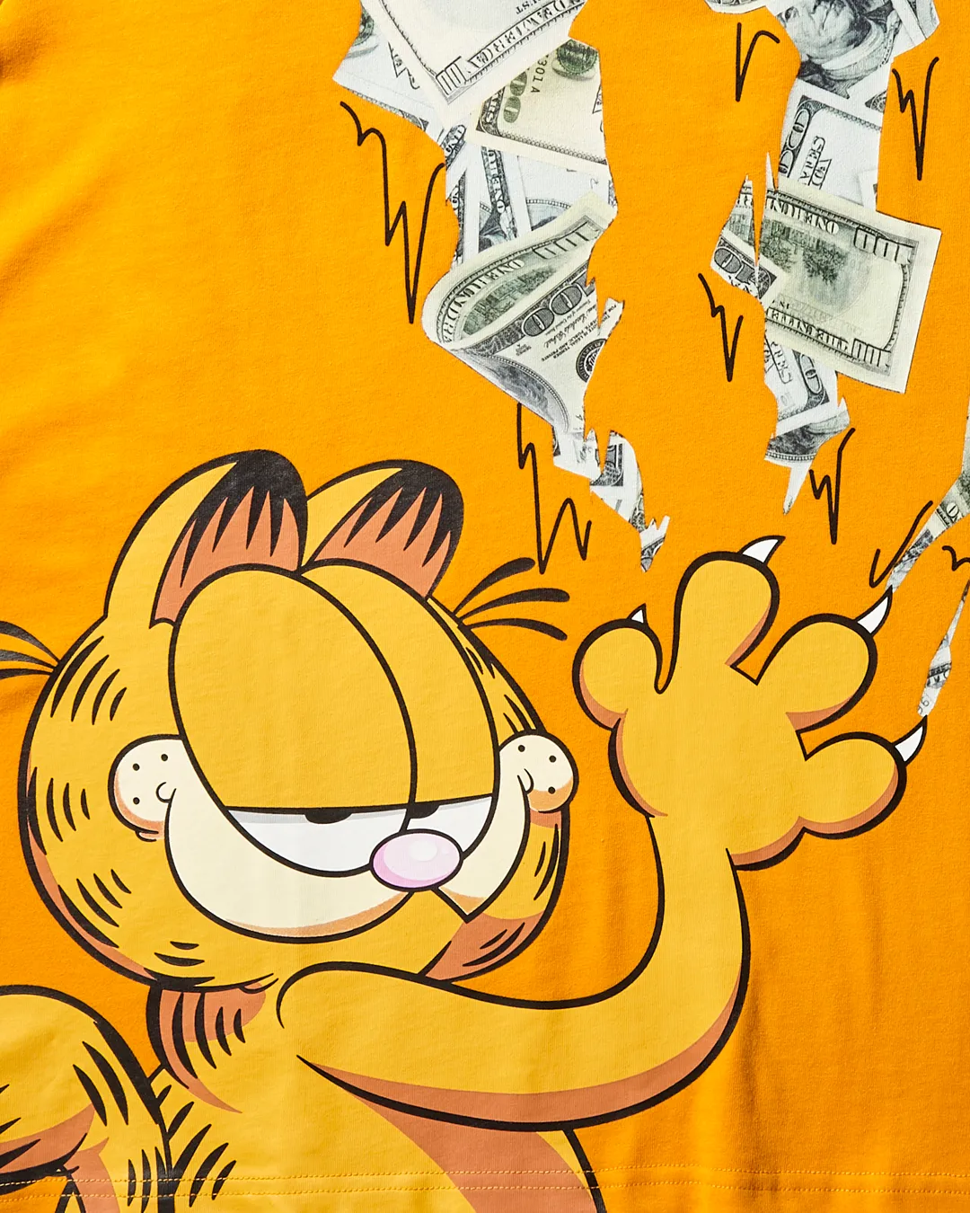 GARFIELD CAT STRATCH GRAPHIC T-SHIRT (ORANGE) sold by Sprayground product image thumbnail 3
