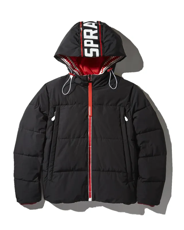 PATCH GRAFFITI PUFFER JACKET made by Sprayground