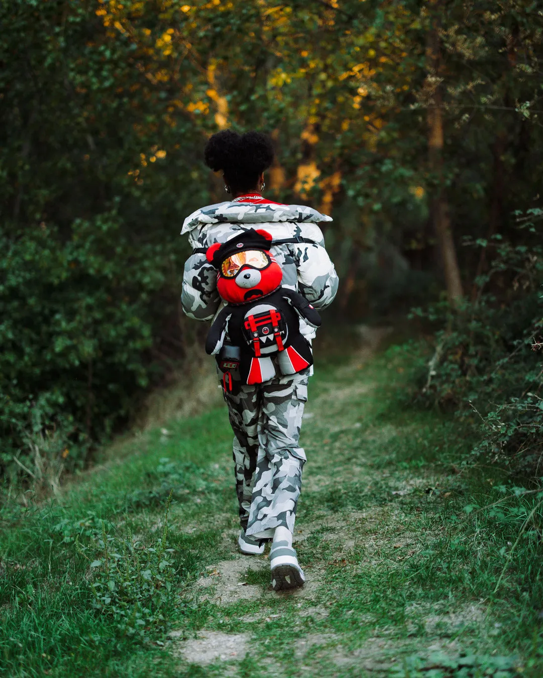 SKY HIGH SEEKERS ARCTIC GPS MONEYBEAR BACKPACK sold by Sprayground product image thumbnail 4