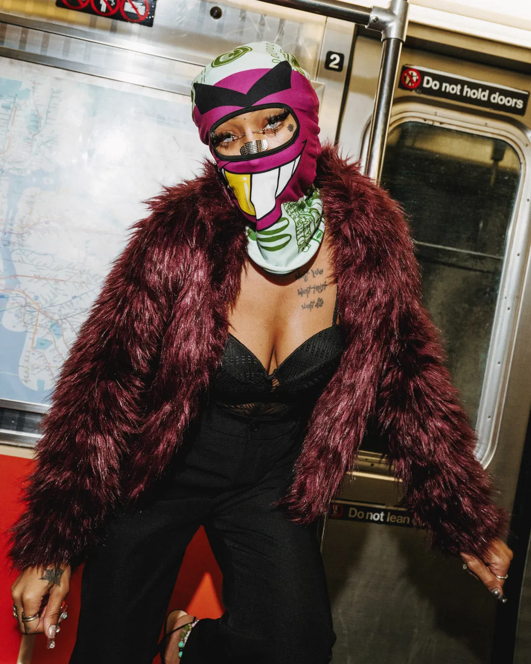 MONEY BOY SKI MASK (PURPLE) sold by Sprayground product image thumbnail 4