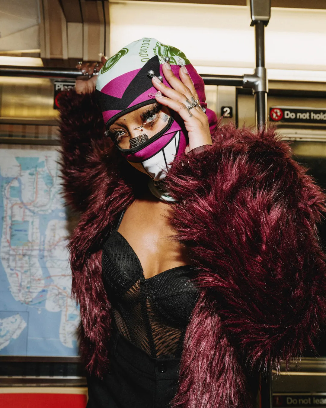 MONEY BOY SKI MASK (PURPLE) sold by Sprayground product image thumbnail 2