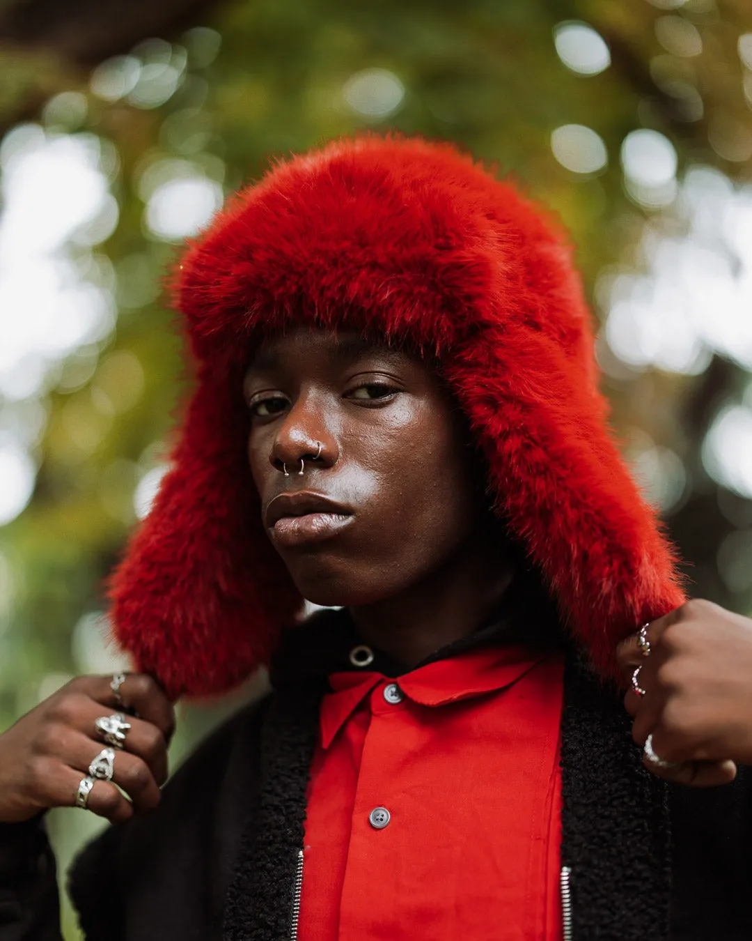 SKY HIGH SEEKERS ARCTIC BIG FUR AVIATOR (SG RED) sold by Sprayground product image thumbnail 2