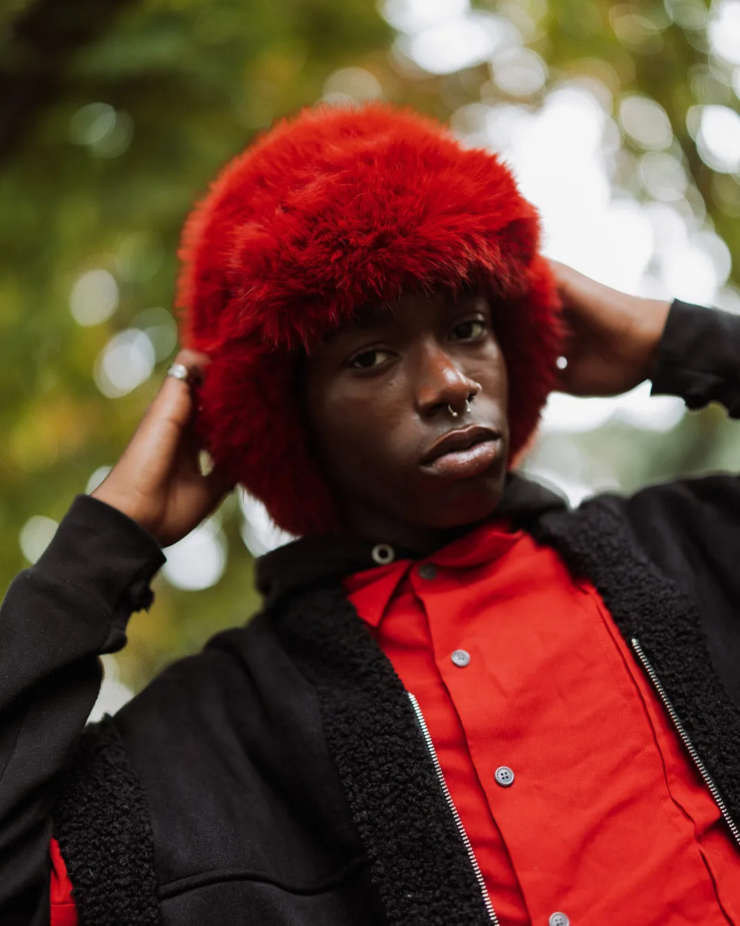 SKY HIGH SEEKERS ARCTIC BIG FUR AVIATOR (SG RED) sold by Sprayground product image thumbnail 4