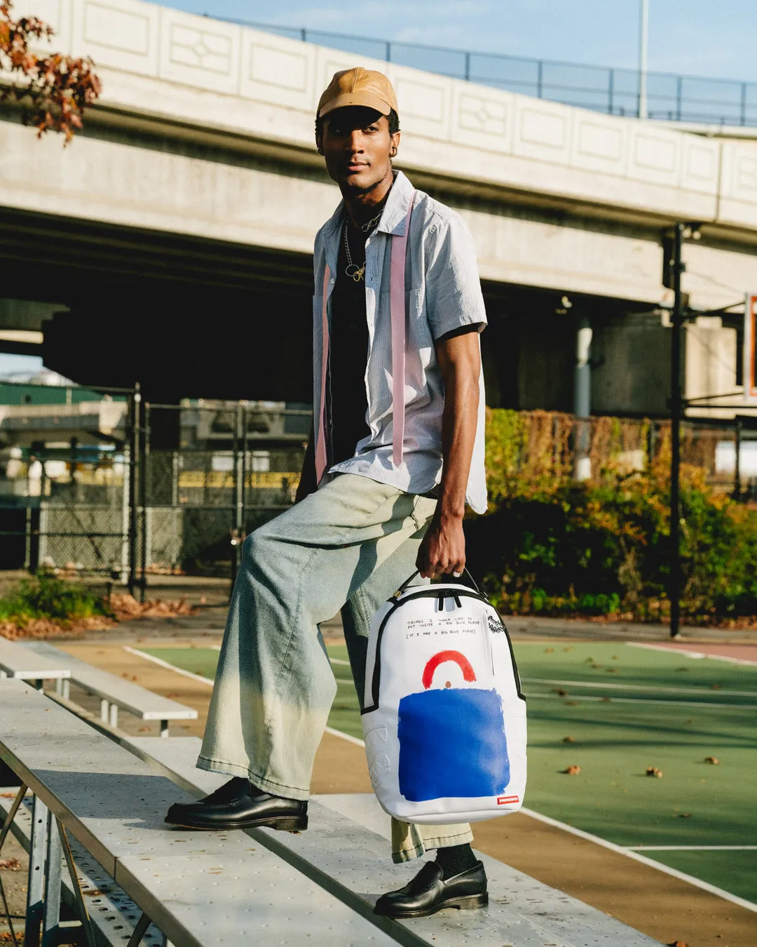 KEITH HARING BIG BLUE PURSE ART BACKPACK sold by Sprayground product image thumbnail 4
