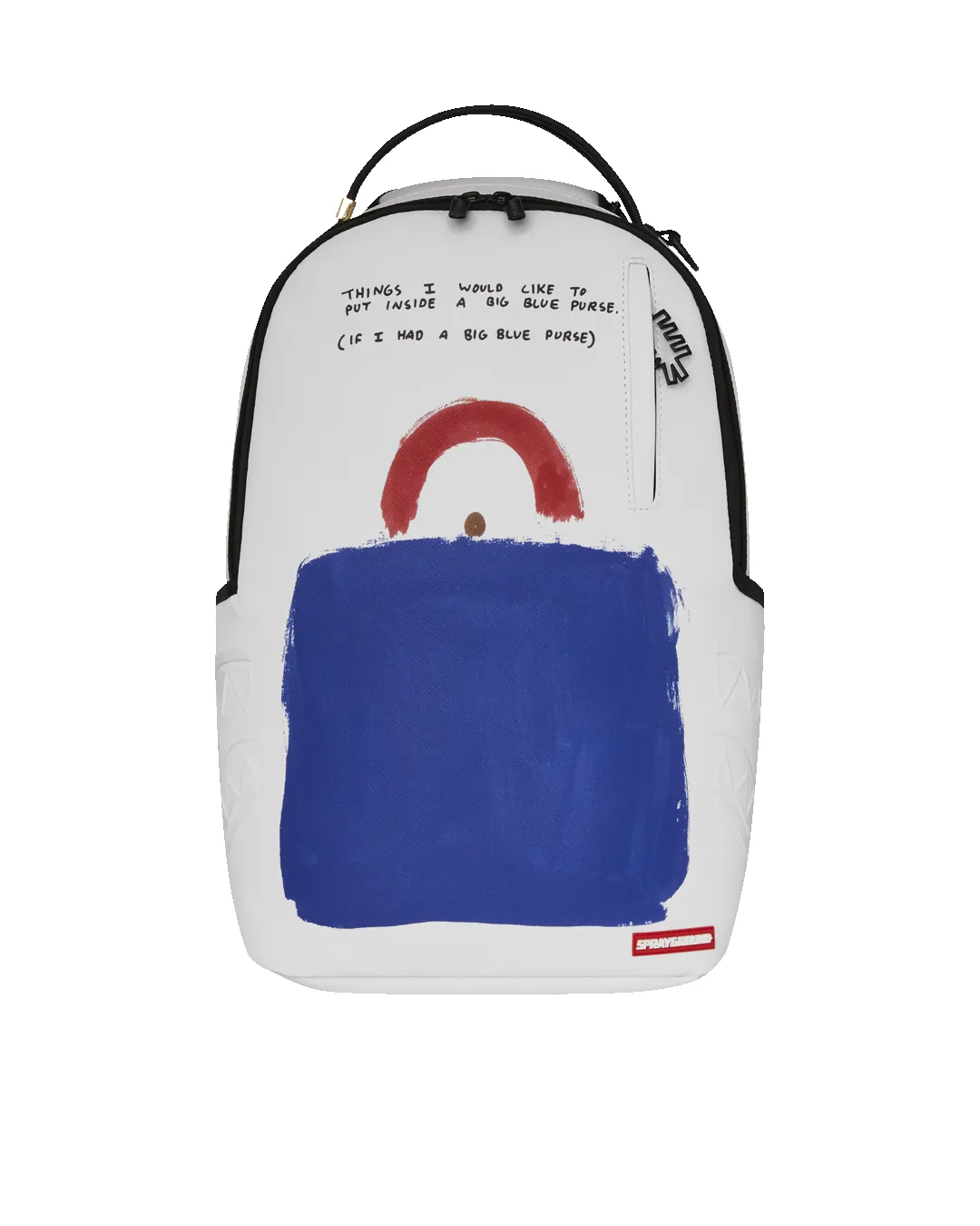 KEITH HARING BIG BLUE PURSE ART BACKPACK sold by Sprayground