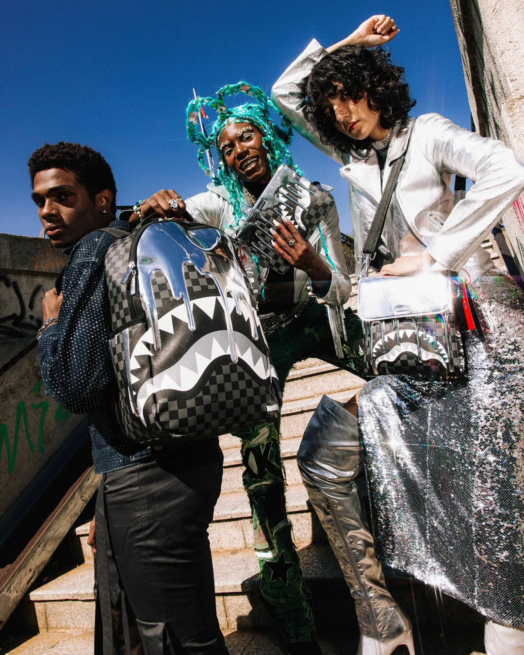 GHOST DRIP CROSSOVER CLUTCH sold by Sprayground product image thumbnail 4