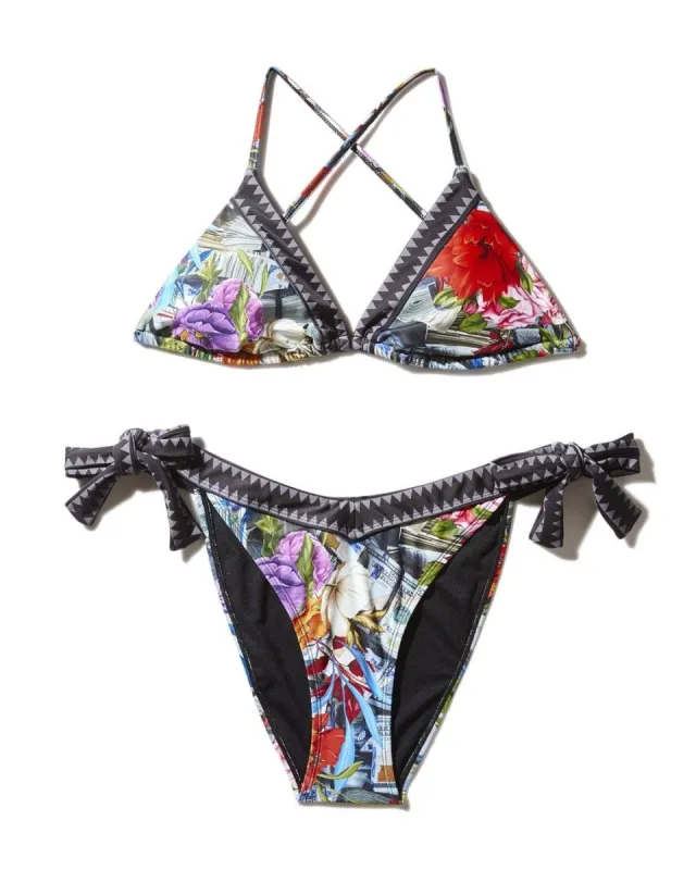 FLORAL MONEY BIKINI sold by Sprayground