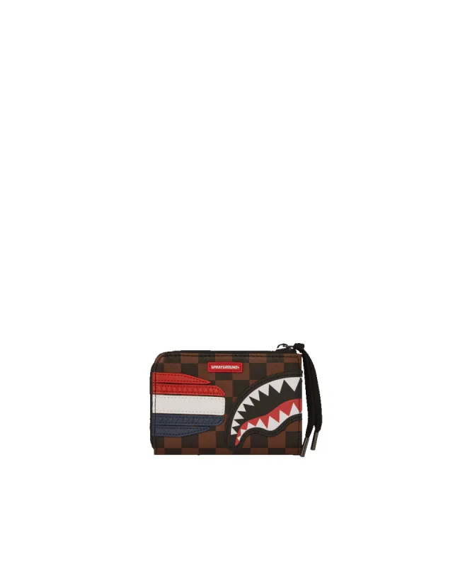 SHARKS IN PARIS GT WALLET sold by Sprayground