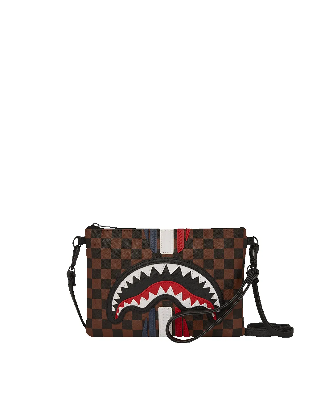 SHARKS IN PARIS GT CROSSOVER CLUTCH sold by Sprayground