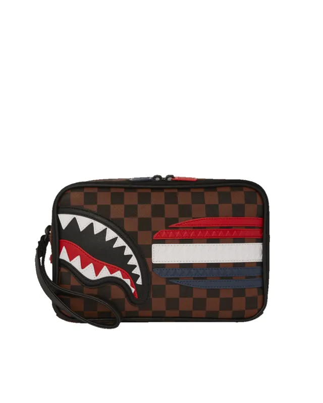 SHARKS IN PARIS GT TOILETRY BAG sold by Sprayground