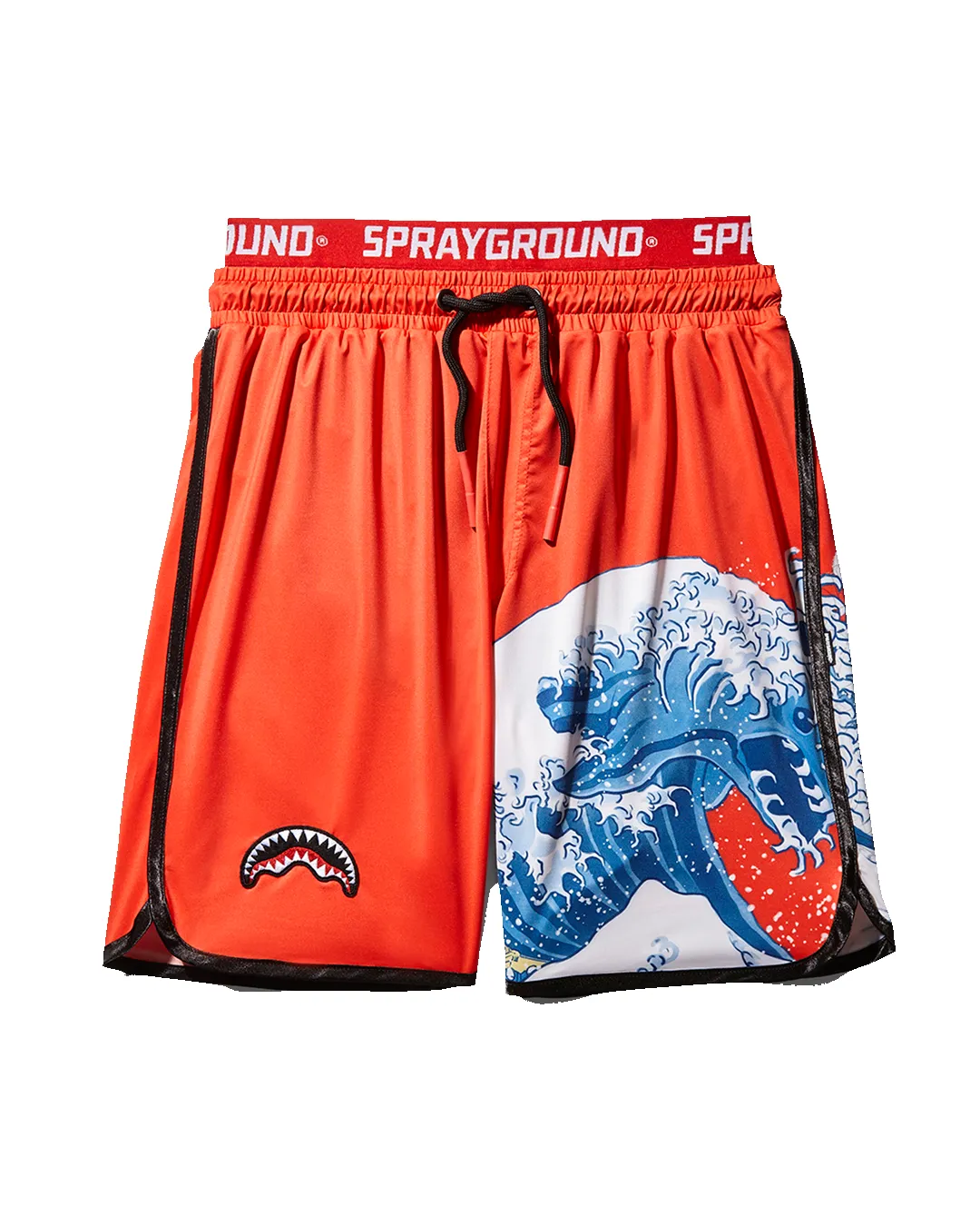 JAPAN WAVE CORTO SWIM TRUNKS (RED) sold by Sprayground
