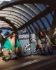 MIDNIGHT MAGIC SHARKS IN PARIS SAVVY CROSSBODY sold by Sprayground