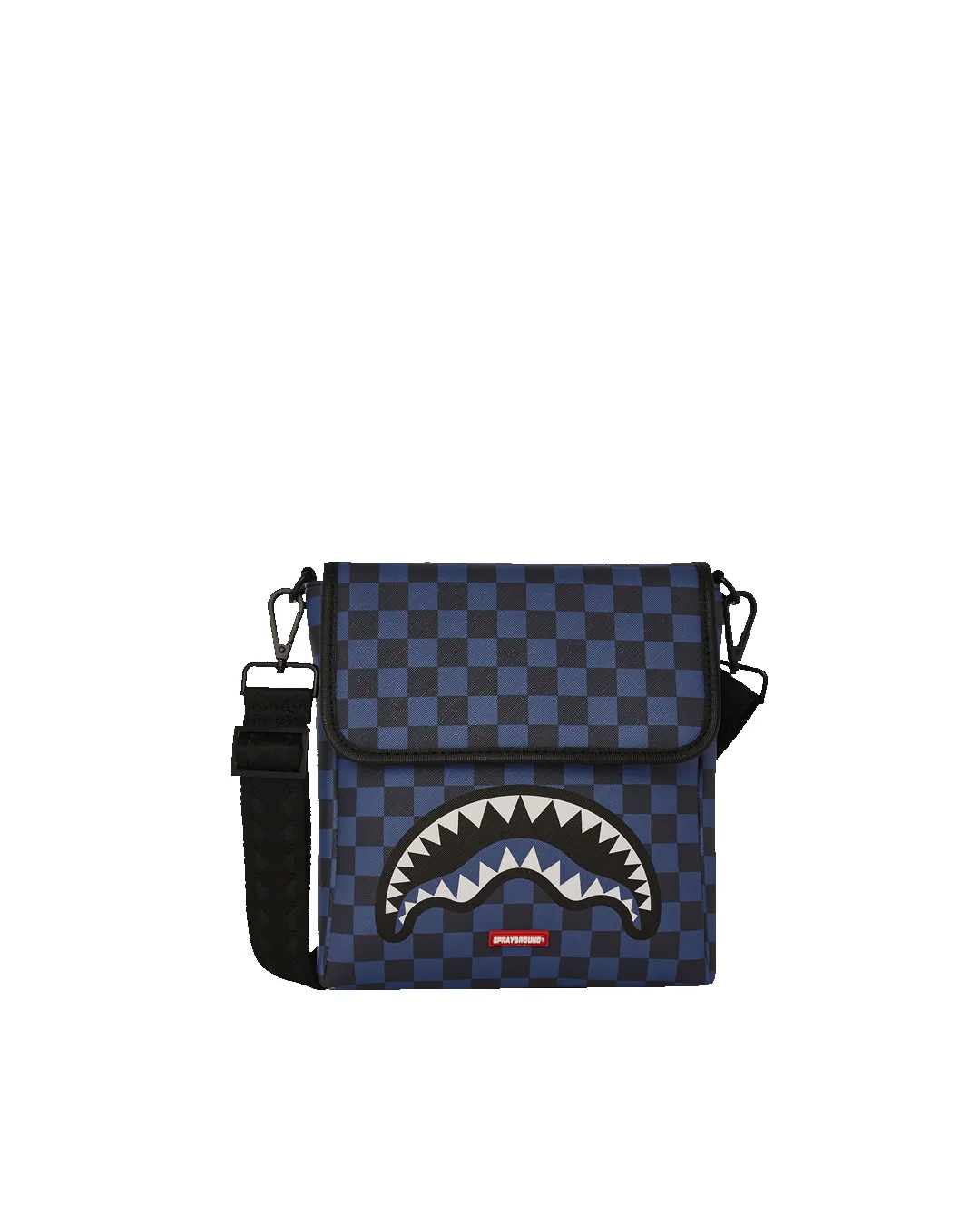 MIDNIGHT MAGIC SHARKS IN PARIS MESSENGER SLING BAG sold by Sprayground