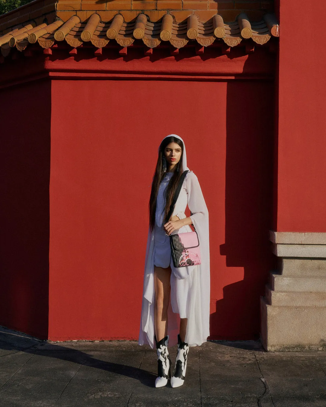 PINK PANTHER PINK PAINTER MESSENGER SLING BAG sold by Sprayground product image thumbnail 4