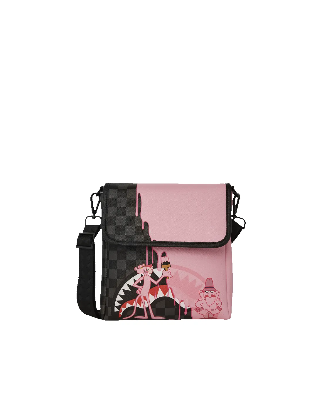PINK PANTHER PINK PAINTER MESSENGER SLING BAG sold by Sprayground