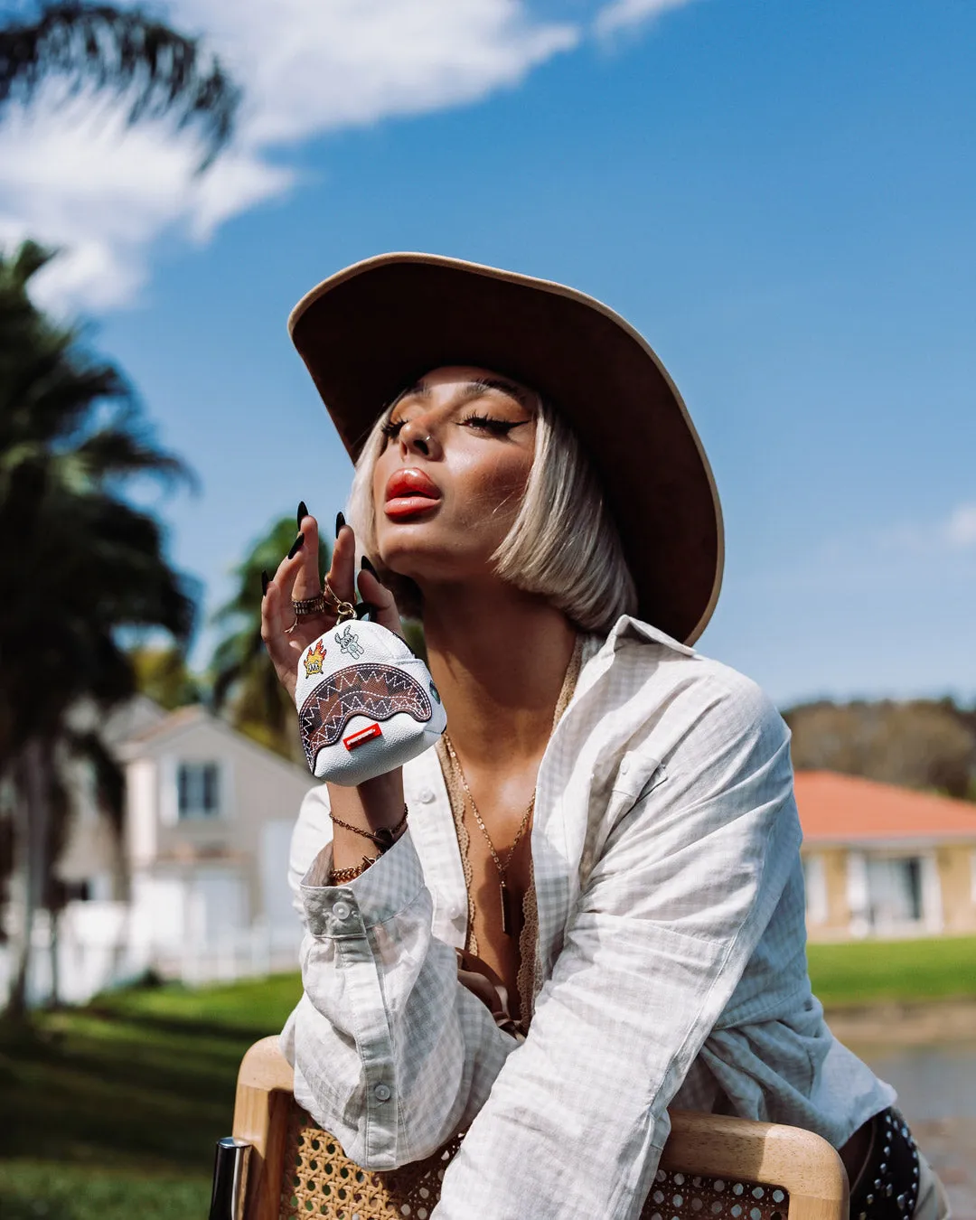 LET'S MAKE SOME NOISE BACKPACK KEYCHAIN sold by Sprayground product image thumbnail 2