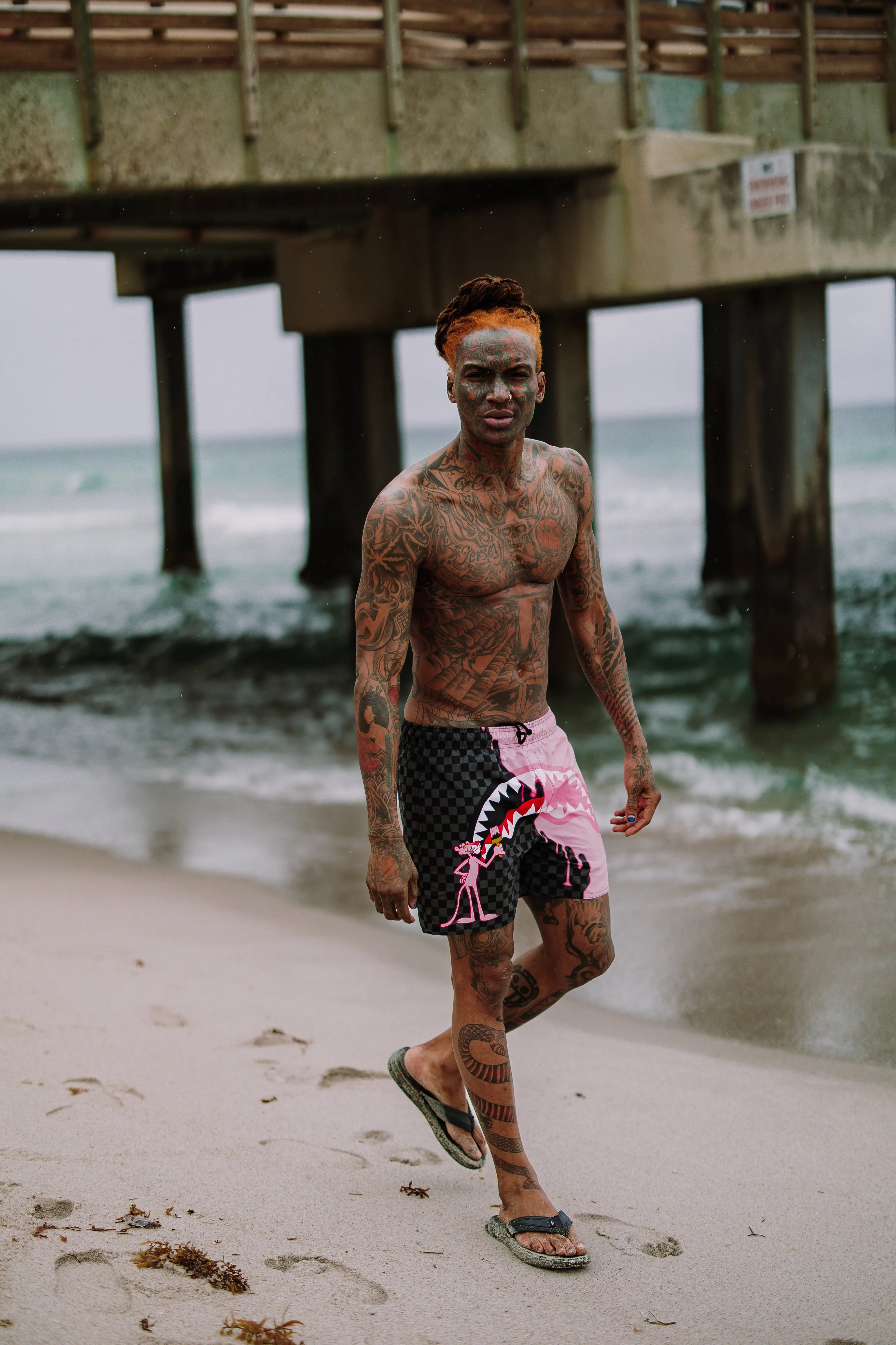 PINK PANTHER PINK PAINTER SWIM SHORTS sold by Sprayground product image thumbnail 2