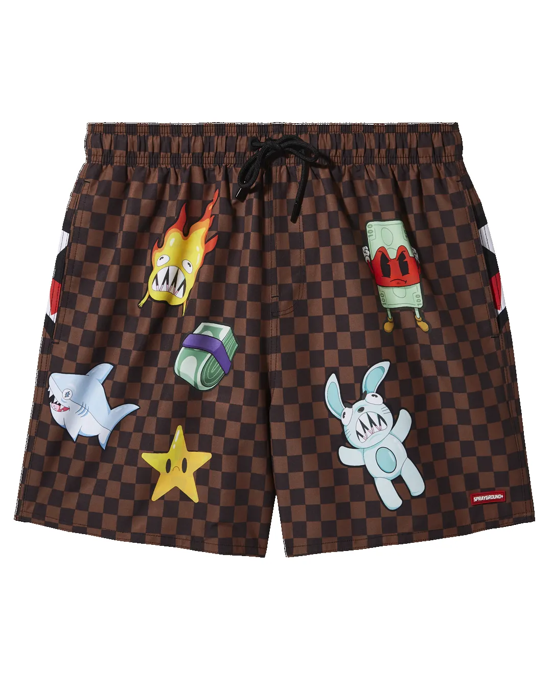 LET'S MAKE SOME NOISE SWIM SHORTS sold by Sprayground