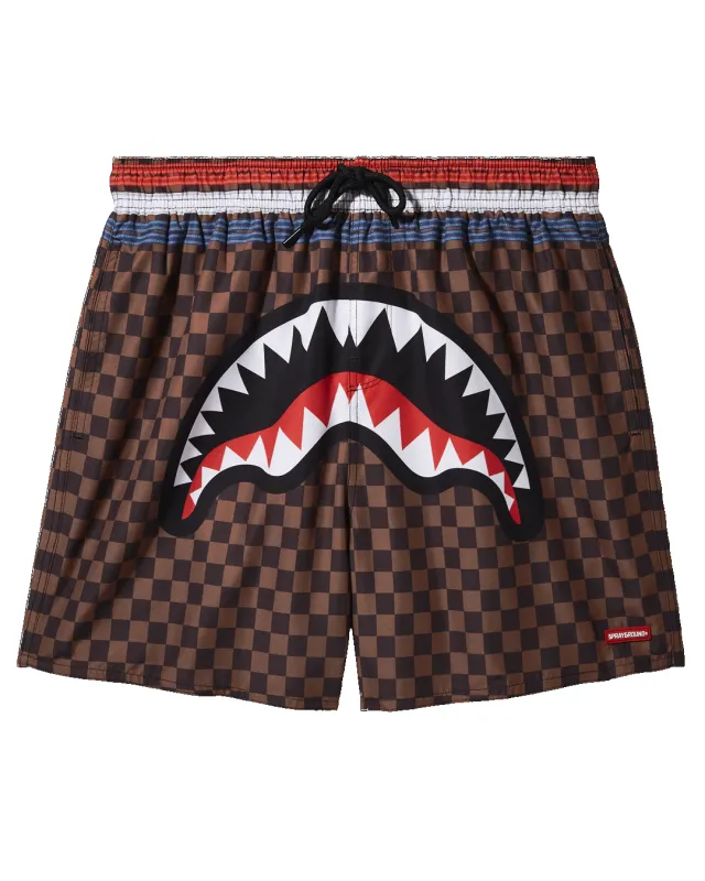 SHARKS IN PARIS GT SWIM SHORTS sold by Sprayground