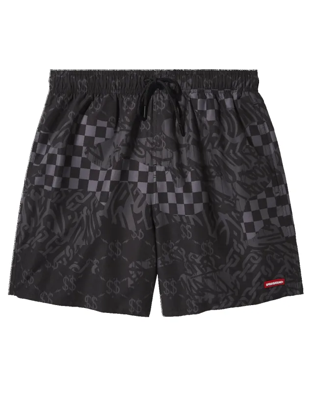 3AM CHECK SWIM SHORTS sold by Sprayground