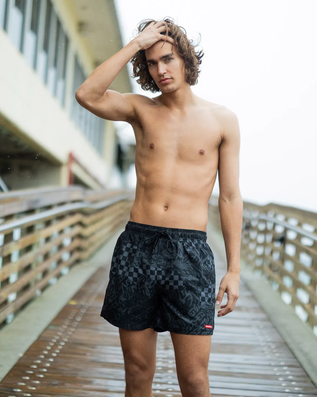 3AM CHECK SWIM SHORTS sold by Sprayground product image thumbnail 2